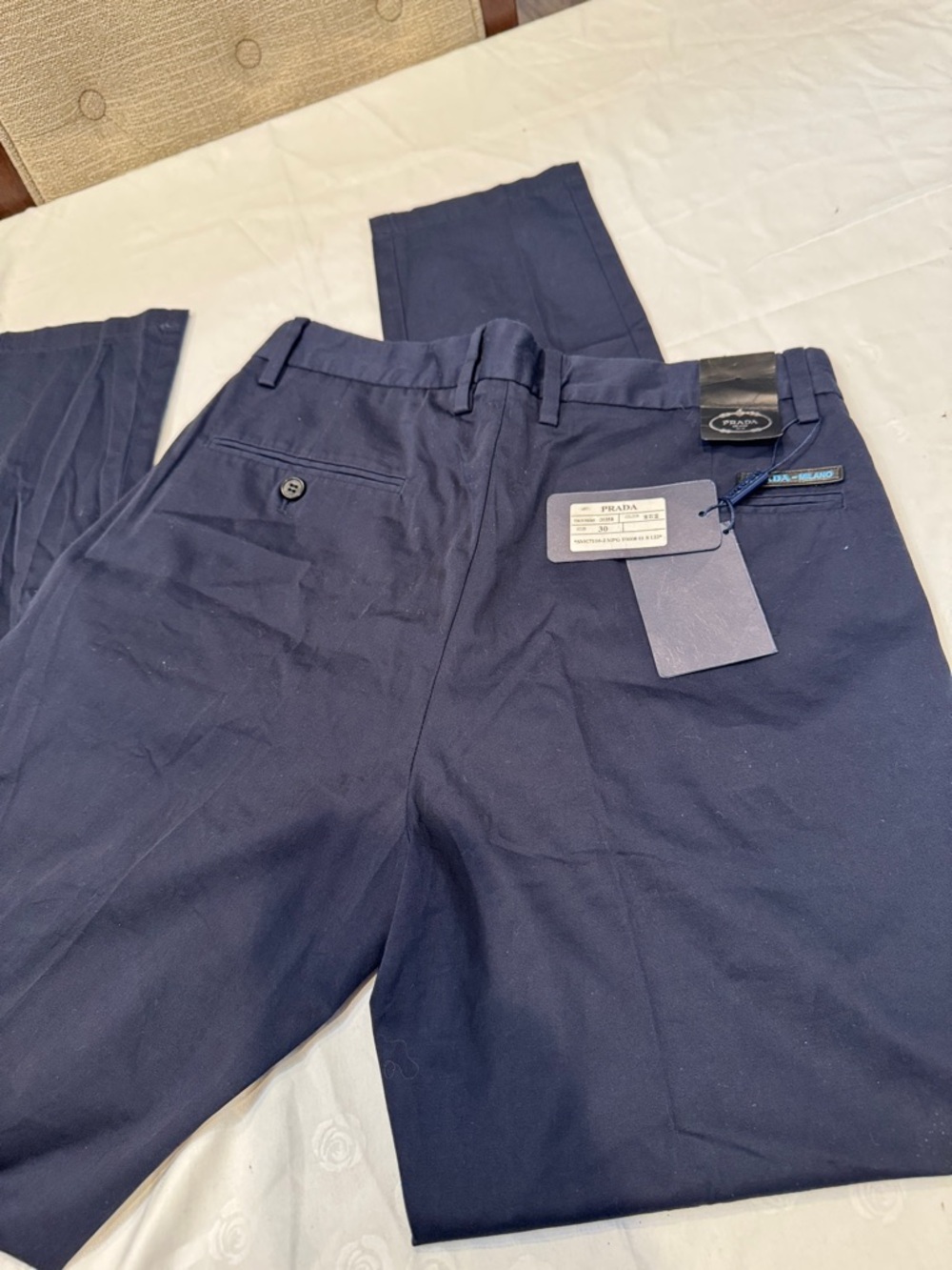 New & Authentic Prada Dark Navy Pants